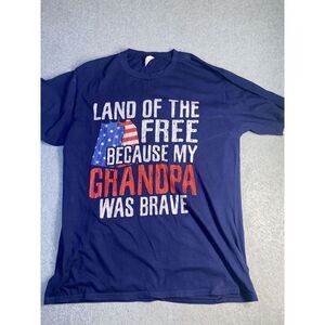 Land of the Free Home of the Brave T-shirt‎ Men's Large